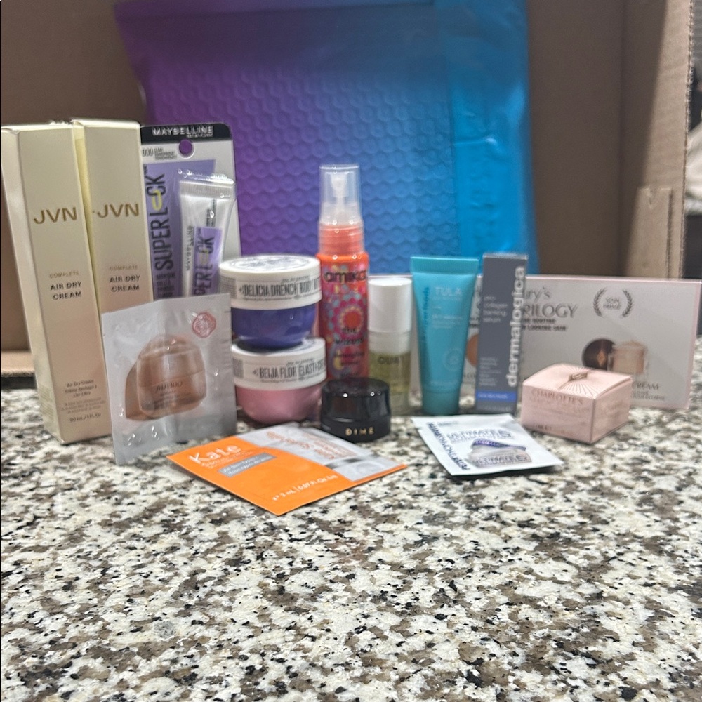 Multiples Skincare Moisturizer Set with Purple and Blue Accents